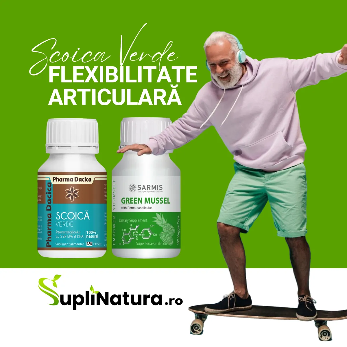 Scoica Verde Flexibilitate Articulară